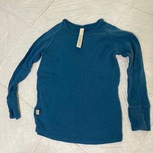Childhoods Rib Knit Pajamas Peacock Blue